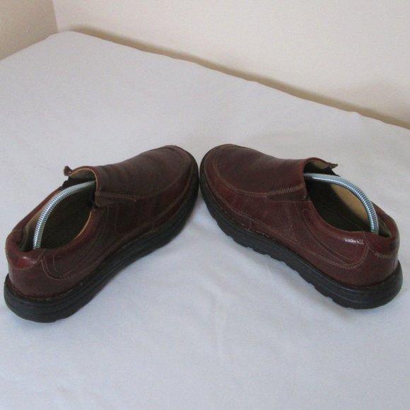 Drew Mens Bexley II Brown Leather Slip on Shoes Size 12 Lightwieght Used… - Picture 4 of 8